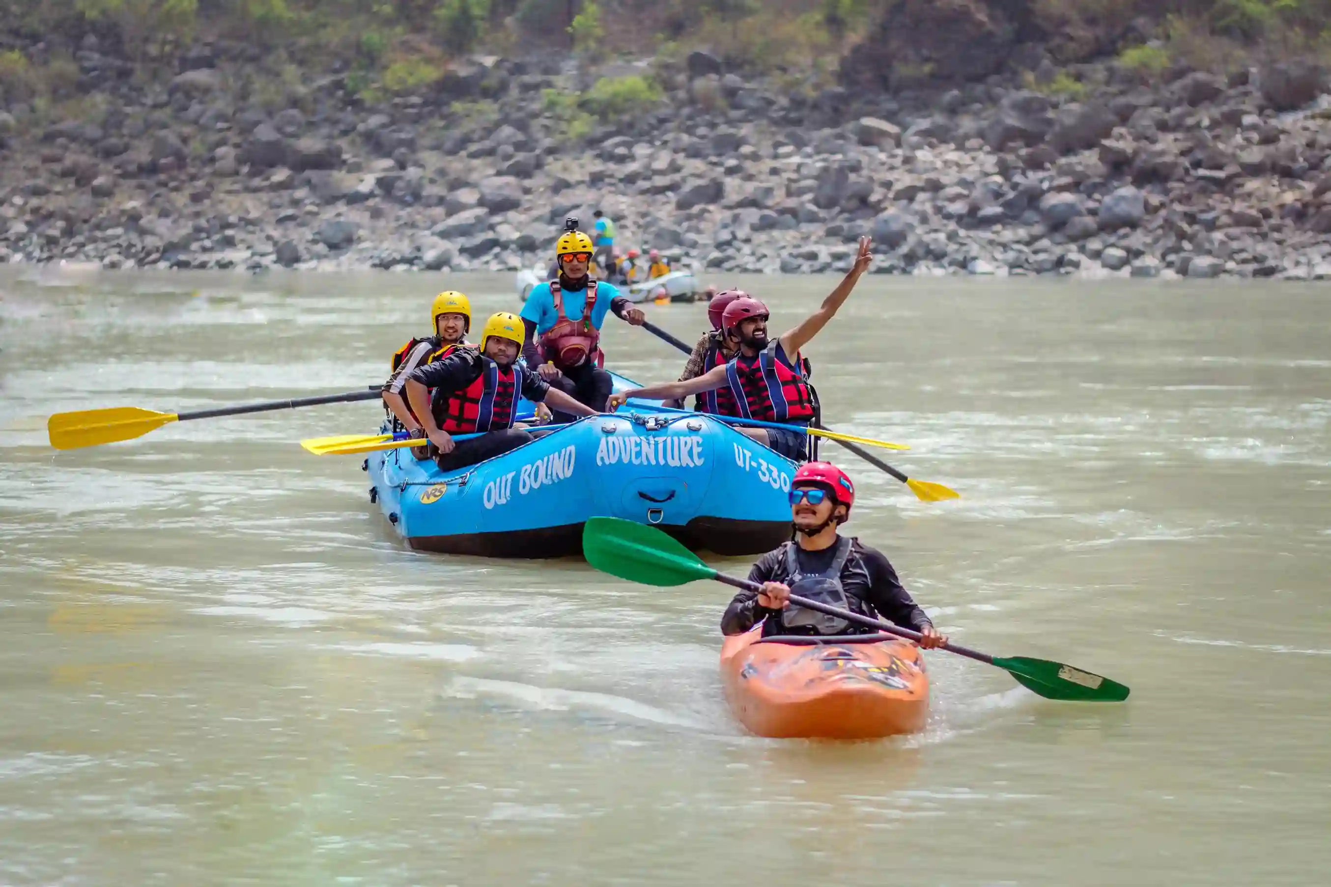 River rafting in Rishikesh